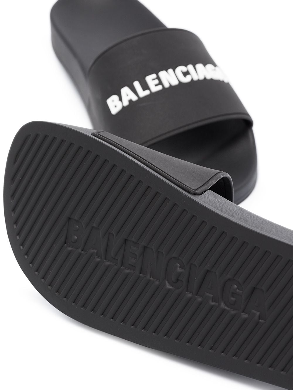 Balenciaga Slide Sandals Black