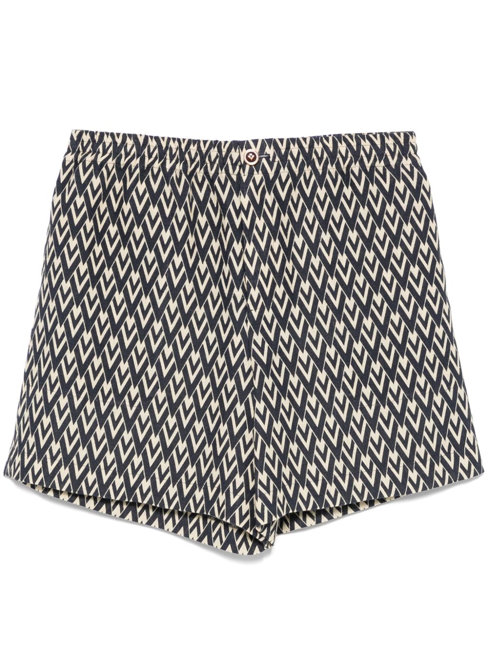 Valentino V Pattern Shorts Blue