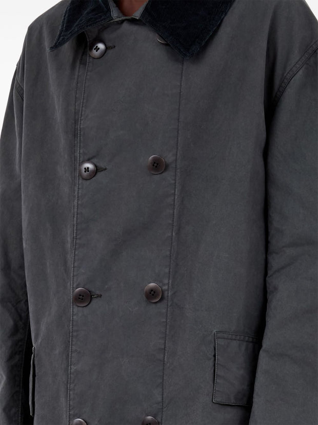 Maison Margiela Double Breasted Cotton Jacket