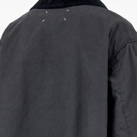 Maison Margiela Caban Jacket In Grey