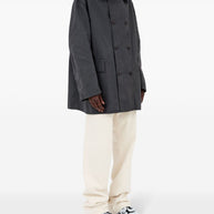 Maison Margiela Caban Jacket In Grey