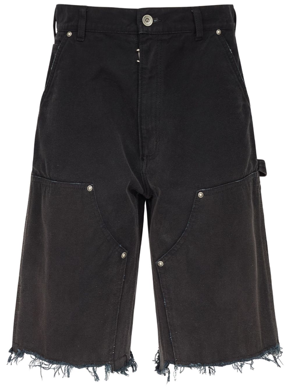 Maison Margiela Stud Dark Wash Denim Shorts