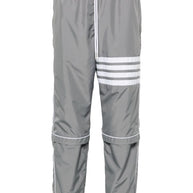 Thom Browne 4-bar Ripstop Joggers In Grey