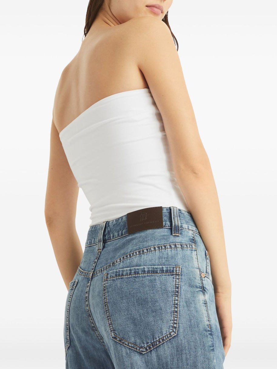 Brunello Cucinelli Cotton Boyfriend Jeans