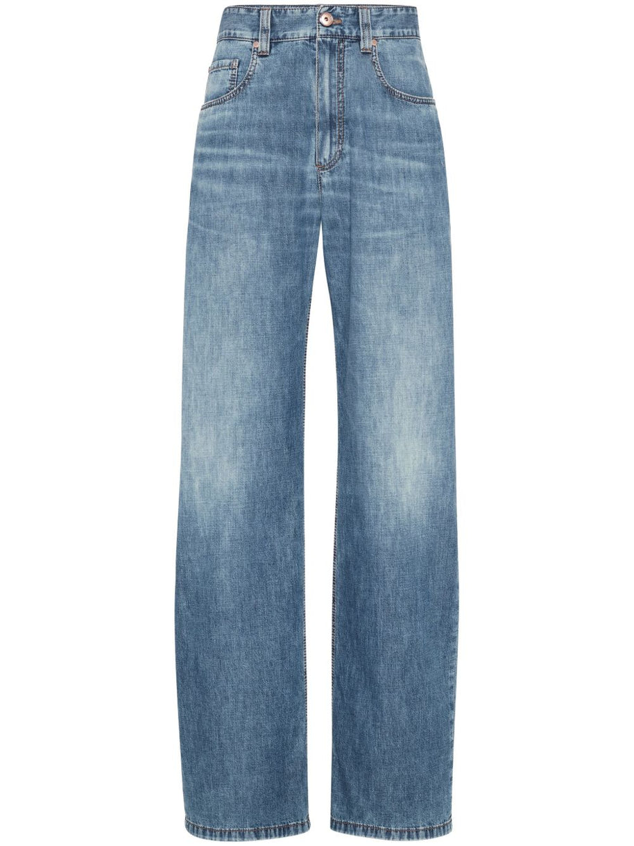 Brunello Cucinelli Cotton Boyfriend Jeans