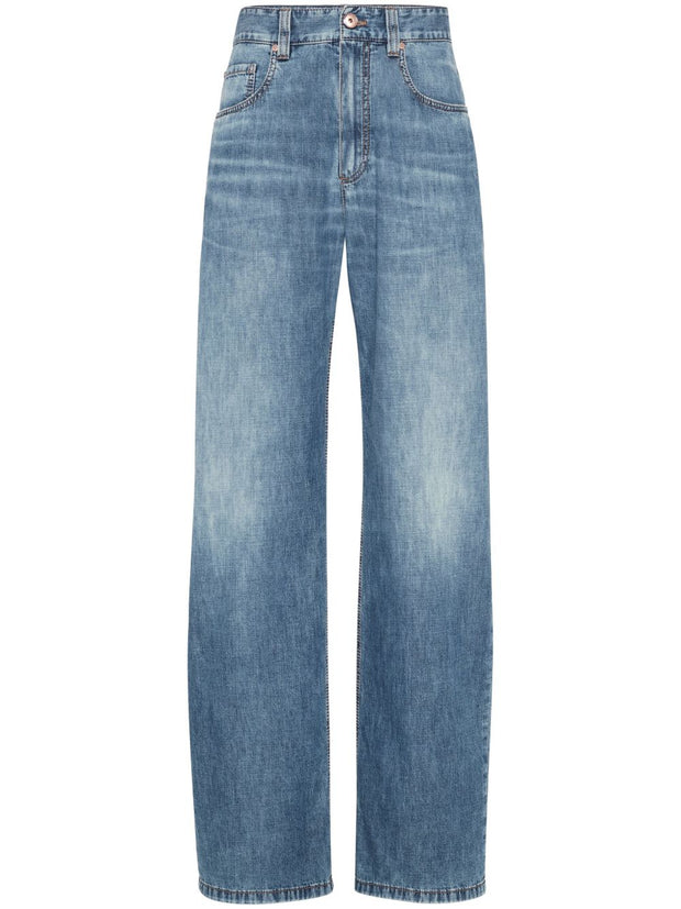 Brunello Cucinelli Cotton Boyfriend Jeans
