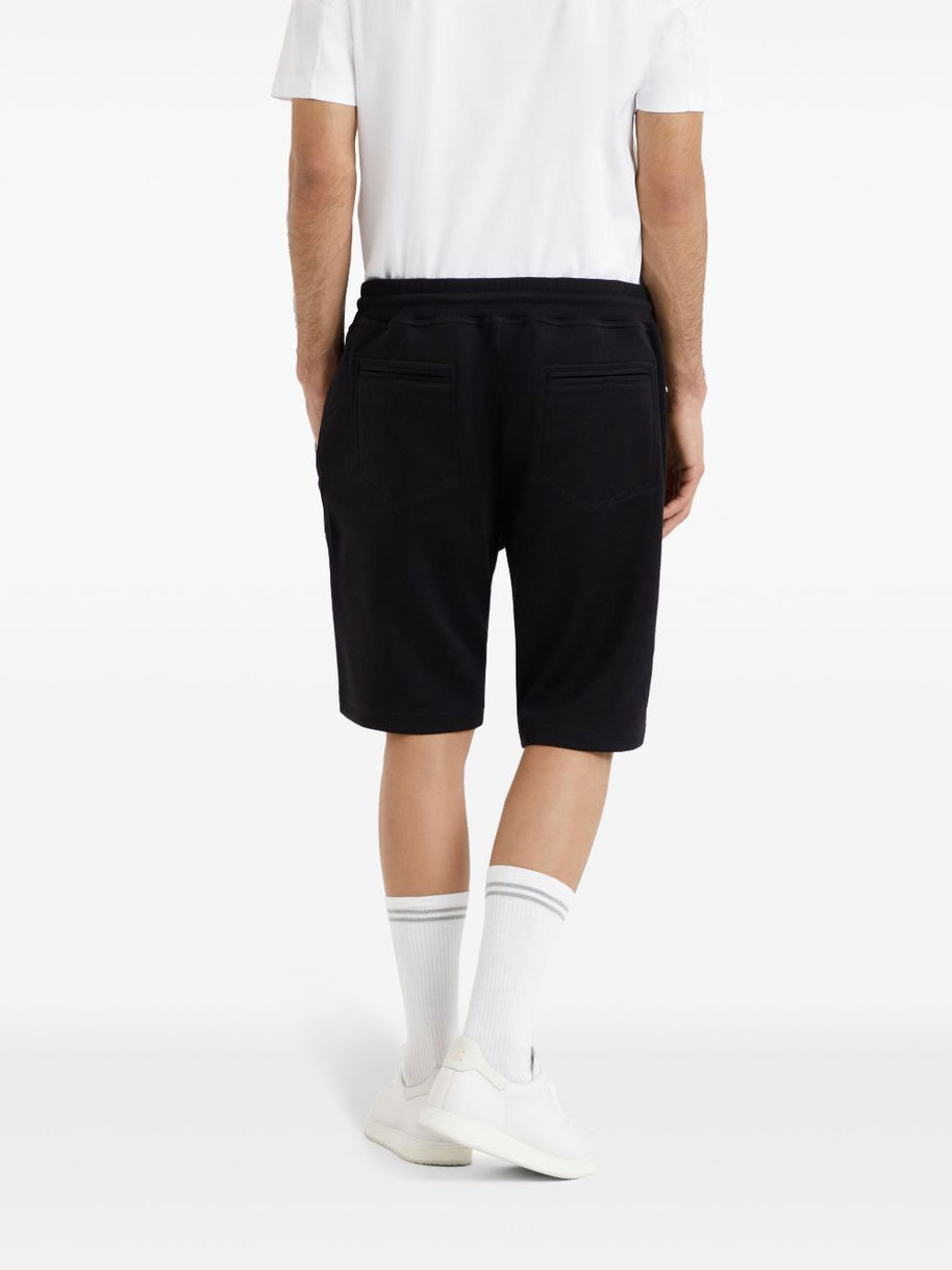 Brunello Cucinelli Cotton Blend Shorts Black