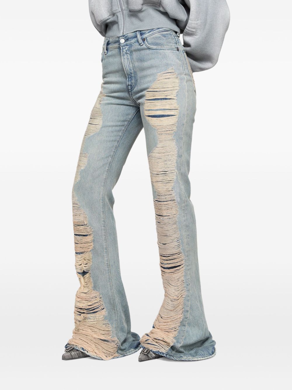 Acne Studios Regular Fit Bootcut Leg Jeans Blue