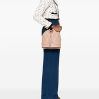 Valentino Garavani  Quiltie 67 Leather Bucket Bag - Pink
