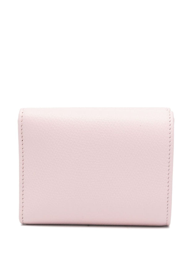 Valentino Garavani VLogo Signature Leather Wallet - Pink
