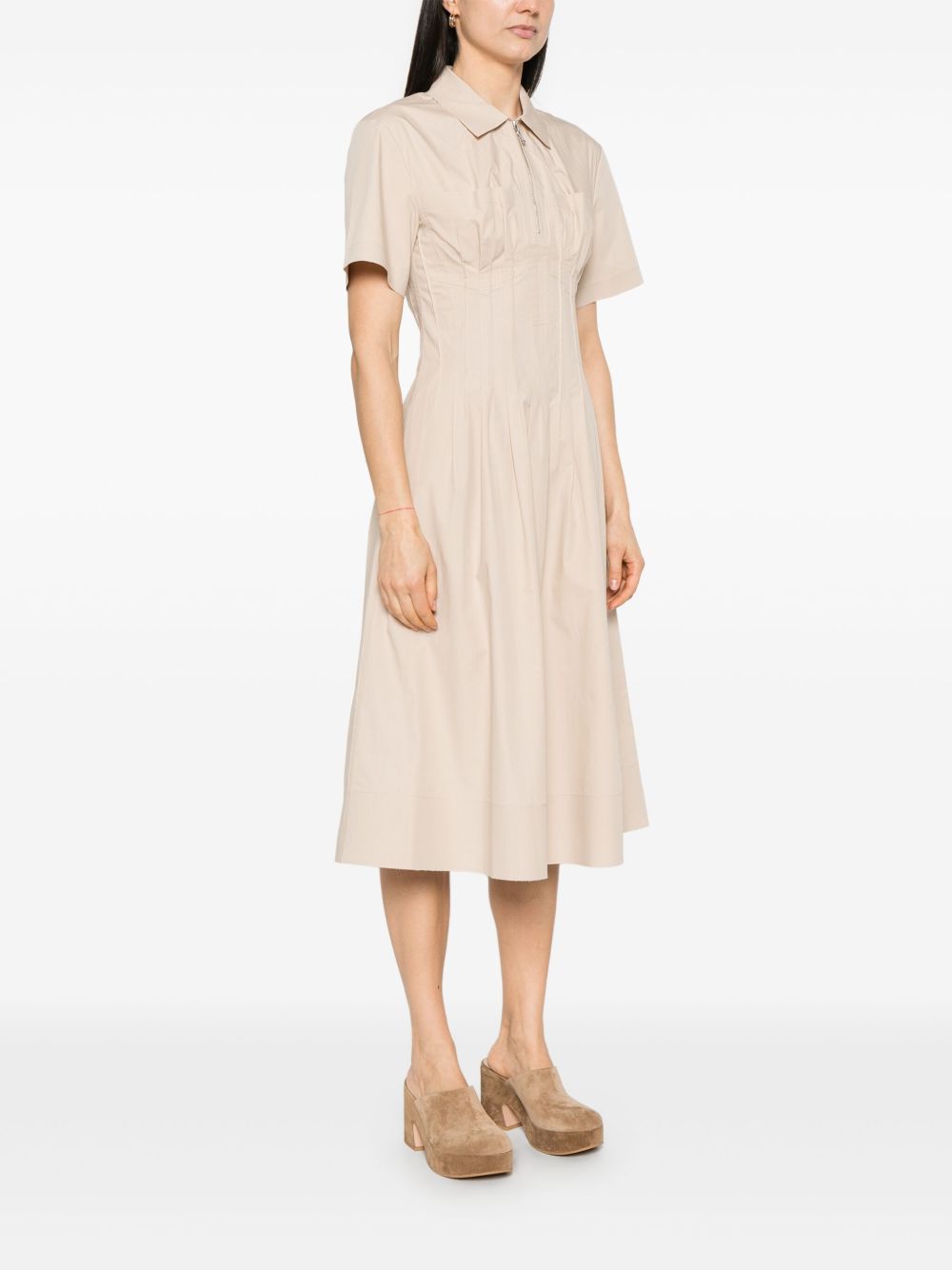 Tory Burch Poplin Midi Dress