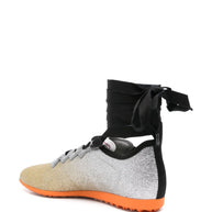 Valentino Garavani Chromathon Leather Sneakers - Golden