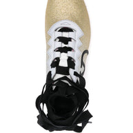 Valentino Garavani Chromathon Leather Sneakers - Golden
