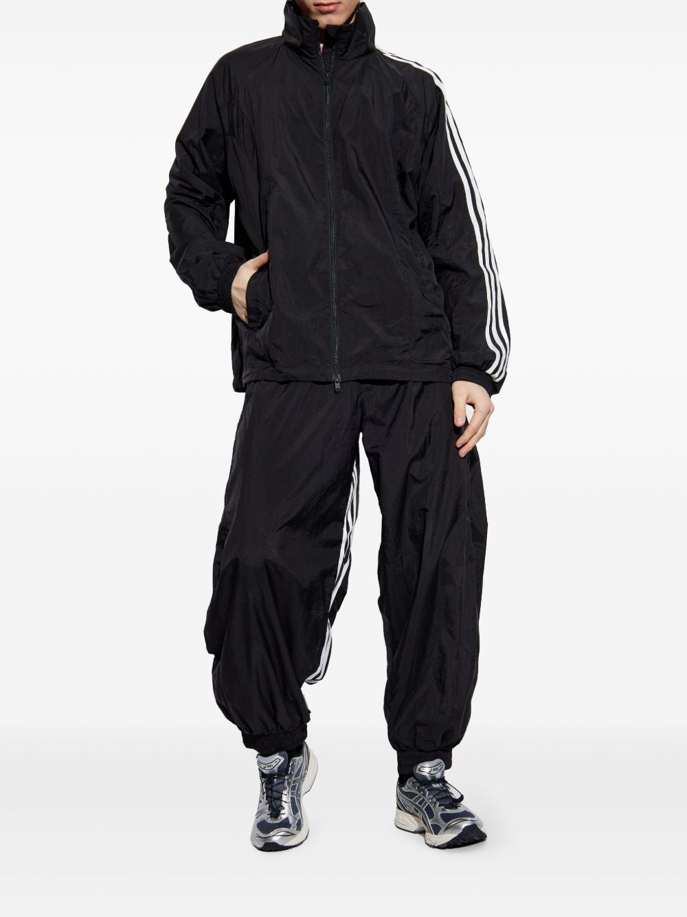 Y-3 3-stripes Nylon Jacket Black