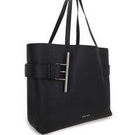 Alexander McQueen T-Bar Sling Tote Bag In Black