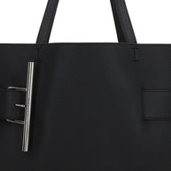 Alexander McQueen T-Bar Sling Tote Bag In Black