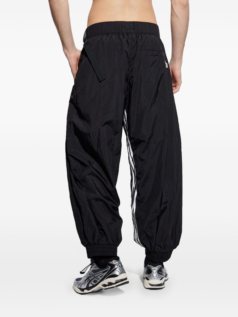 Y-3 3-stripes Nylon Shell Pants Black