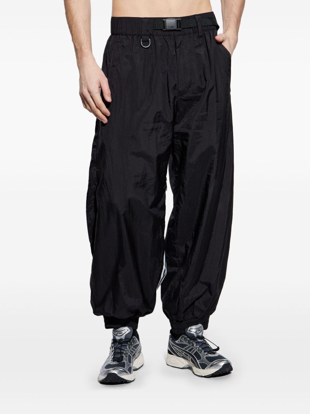 Y-3 3-stripes Nylon Shell Pants Black