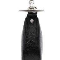 Alexander McQueen T-Bar Leather Mini Bag - Black