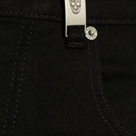 Alexander McQueen Straight Leg Jeans In Black