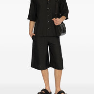 Alexander McQueen Shorts In Black