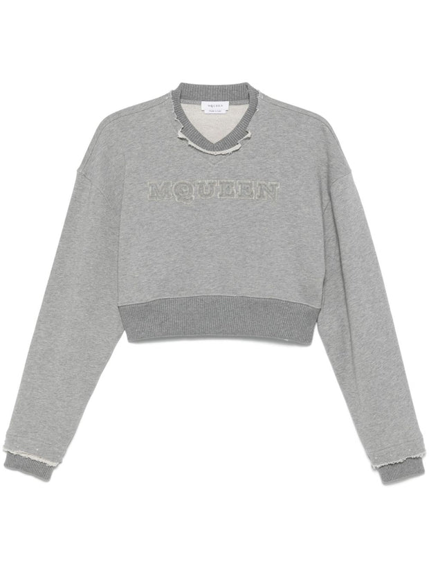Alexander McQueen Sweaters Grey