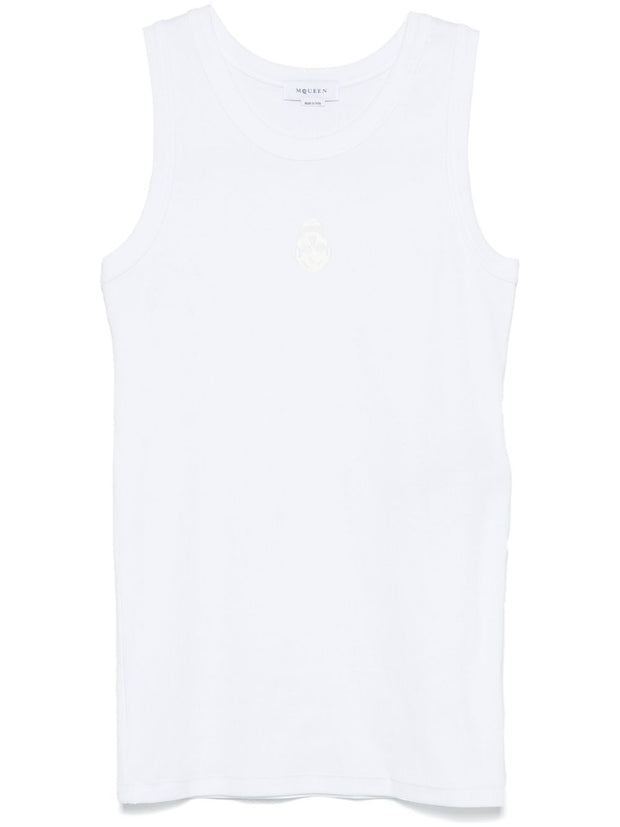 Alexander McQueen Tank Top In White