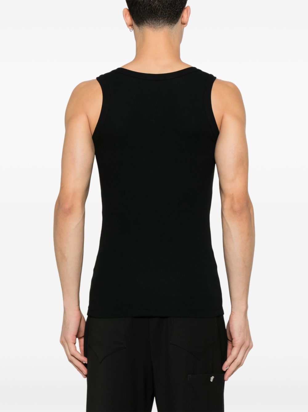 Alexander McQueen Tank Top In Black