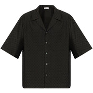 Alexander McQueen Short Sleeved Shirt In Black