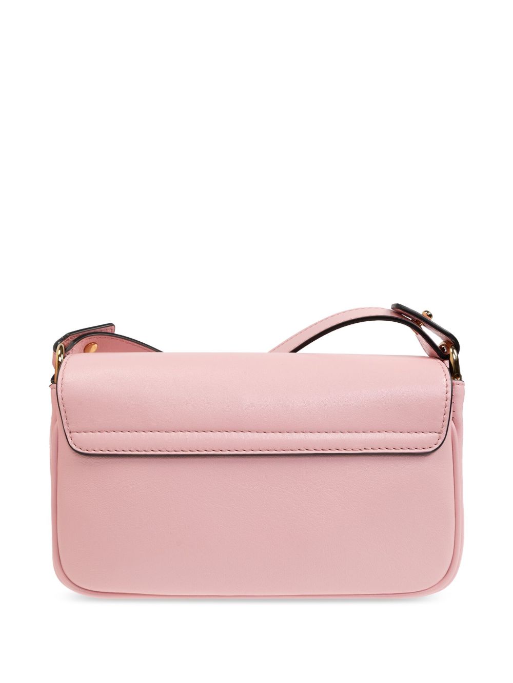 Versace Tag Shoulder Bag In Pink