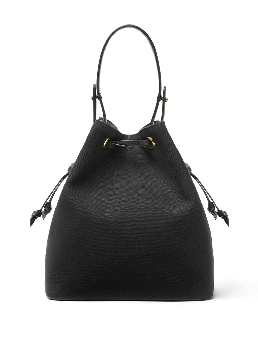 Versace La Medusa Bucket Bag In Black