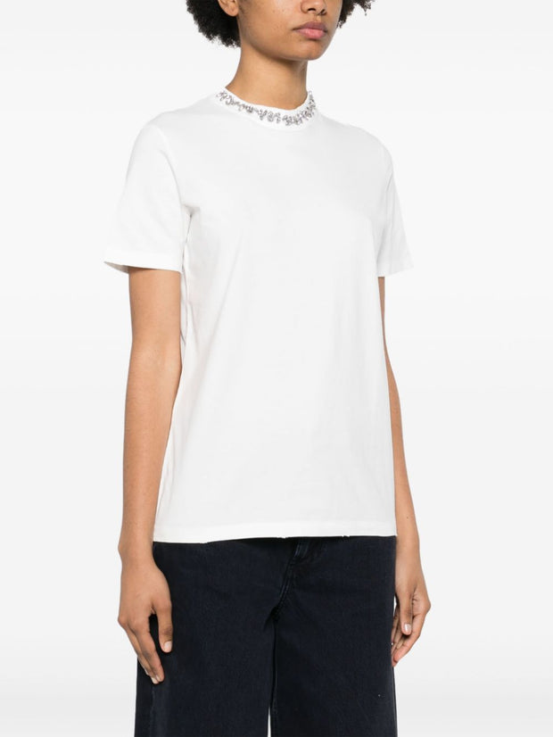 Golden Goose Rhinestone-embellished Cotton T-shirt