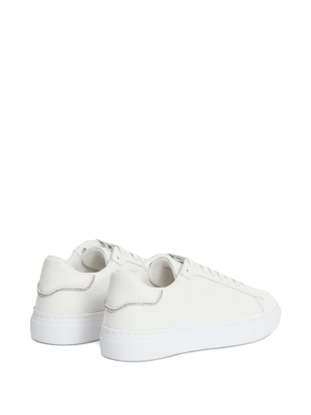 Fabiana Filippi White Leather Sneakers