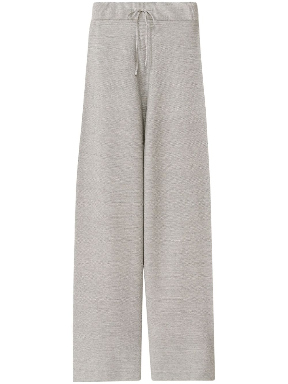 Fabiana Filippi Brilliant Lamé Cotton Blend Trousers Grey