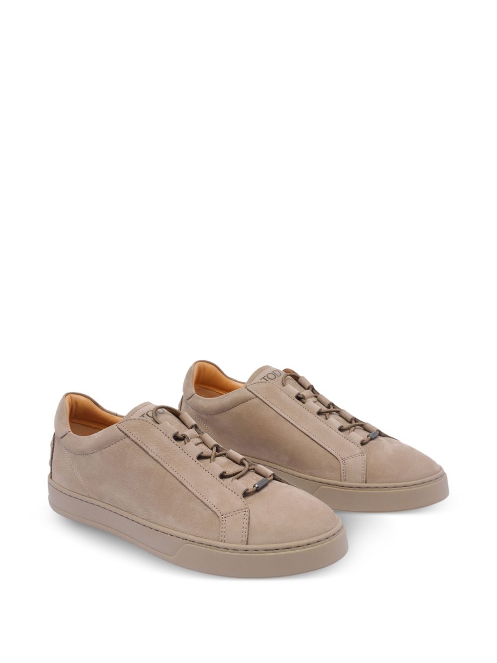 Tod's Leather Sneakers Dove Grey