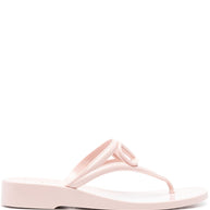 Valentino Garavani Summer VLogo Signature Thong Sandals - Pink