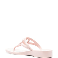 Valentino Garavani Summer VLogo Signature Thong Sandals - Pink