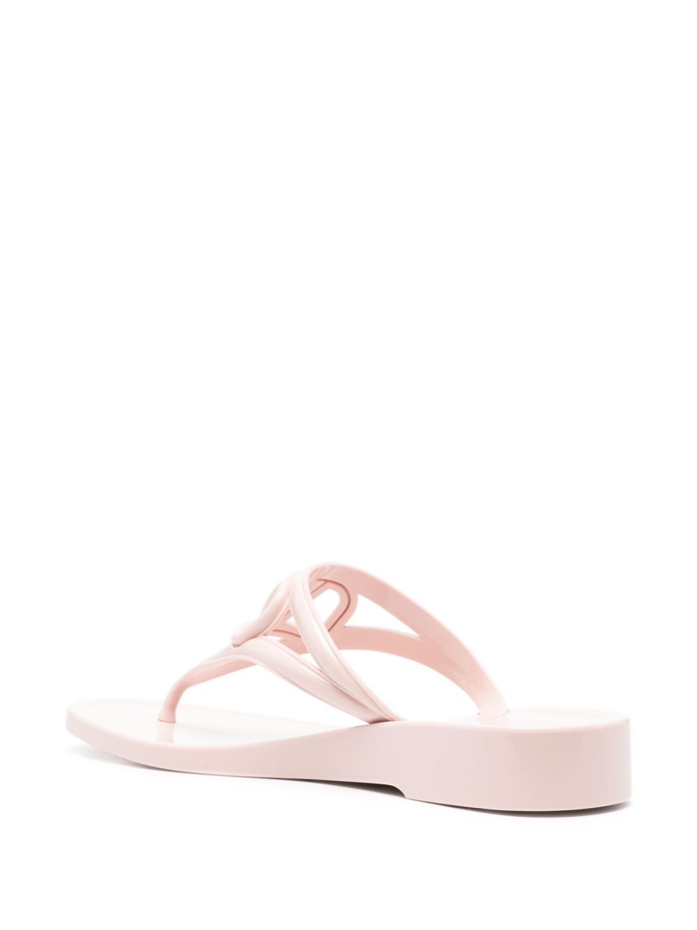 Valentino Garavani Summer VLogo Signature Thong Sandals - Pink