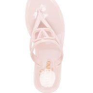 Valentino Garavani Summer VLogo Signature Thong Sandals - Pink
