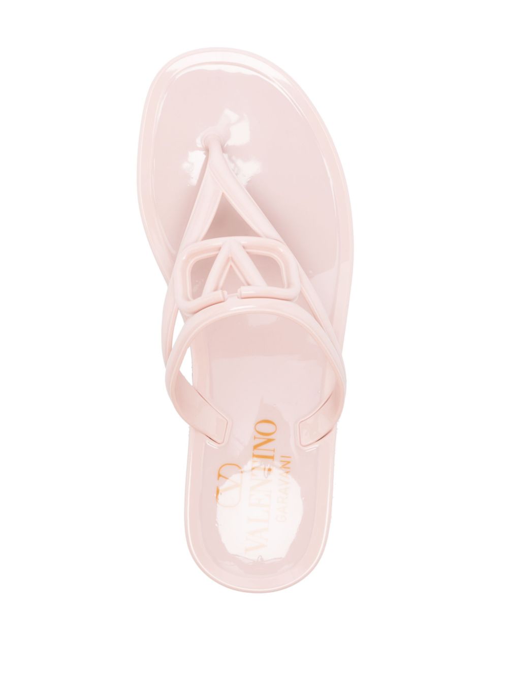 Valentino Garavani Summer VLogo Signature Thong Sandals - Pink