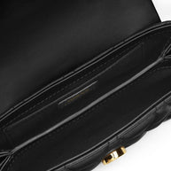 Versace Kleio Quilted Shoulder Bag In Black