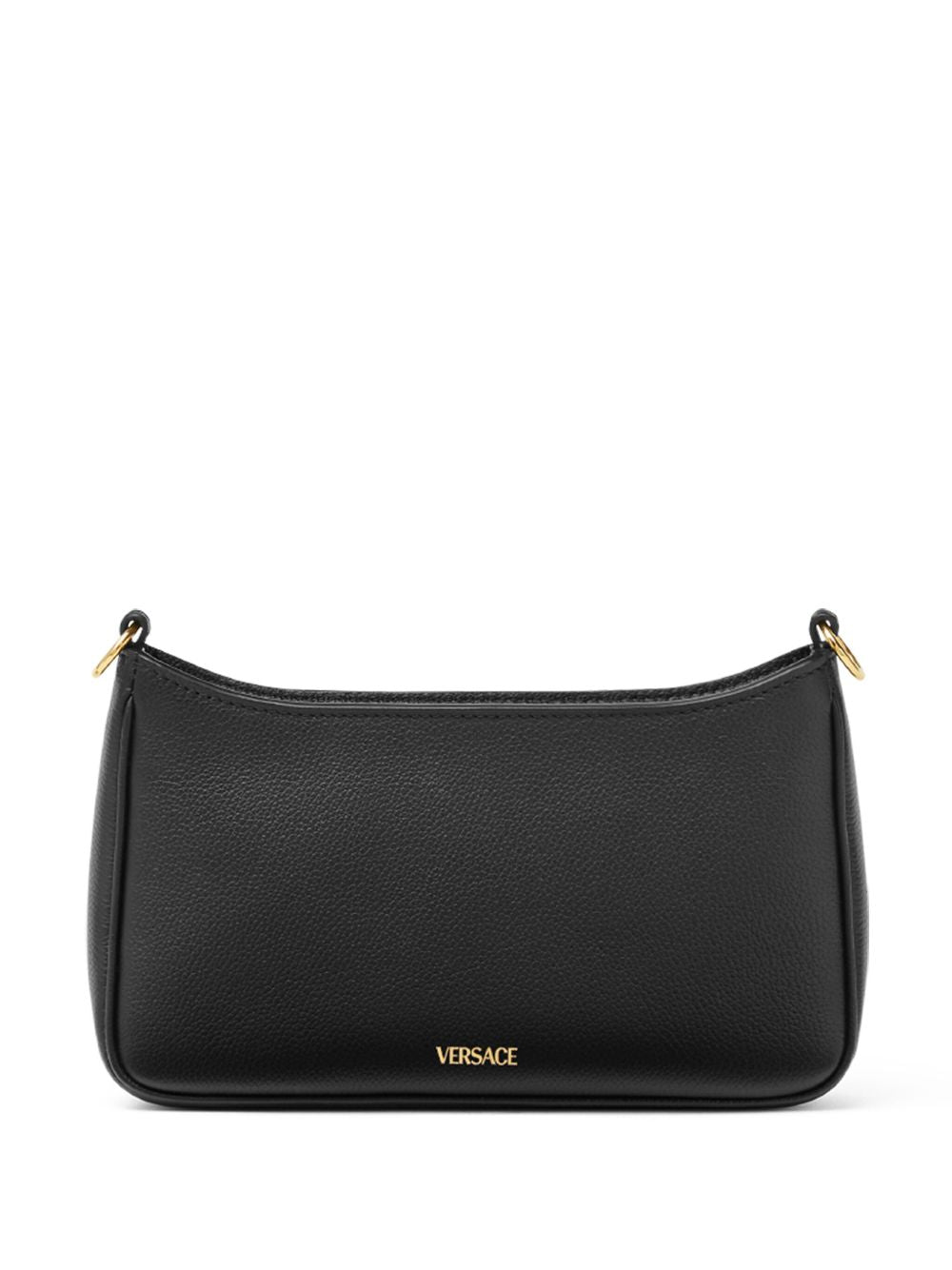 Versace La Medusa Mini Shoulder Bag In Black