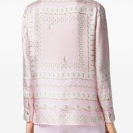 Versace Silk Shirt In Pink