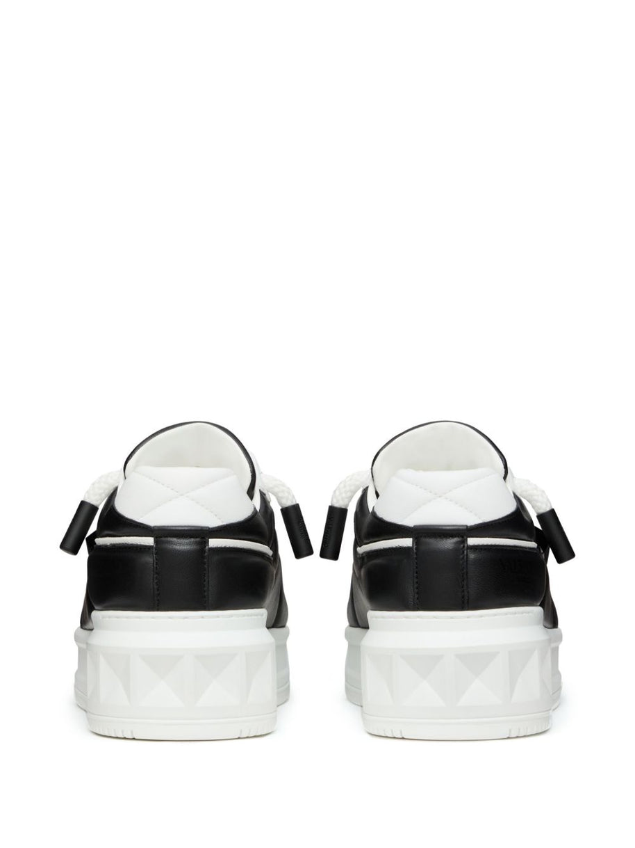 Valentino Garavani One Stud XL Leather Sneakers - White