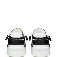 Valentino Garavani One Stud XL Leather Sneakers - White