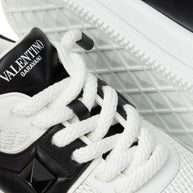 Valentino Garavani One Stud XL Leather Sneakers - White
