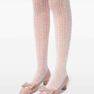 Valentino Garavani Bowow Leather Pumps - Powder