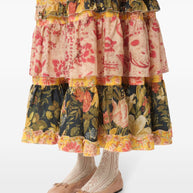 Valentino Garavani Quiltie 67 Leather Ballet Flats - Pink