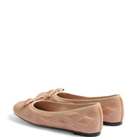 Valentino Garavani Quiltie 67 Leather Ballet Flats - Pink