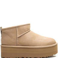 UGG Australia Classic Ultra Mini Platform Boots - Beige